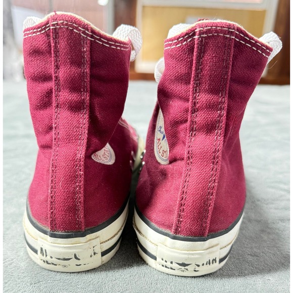Vintage Converse All Star Shoes Mens Size 5.5 High Top Made USA 80s Sneakers - Picture 7 of 12